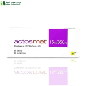 اكتوس مت 850/15 مجم 56 قرص