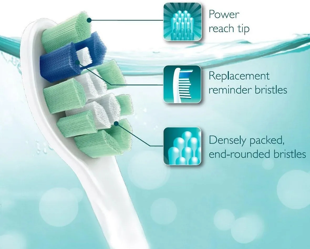 فيليبس فرشاة أسنان سونى كير قابلة للشحن أزرق/ أبيض - الصورة 3