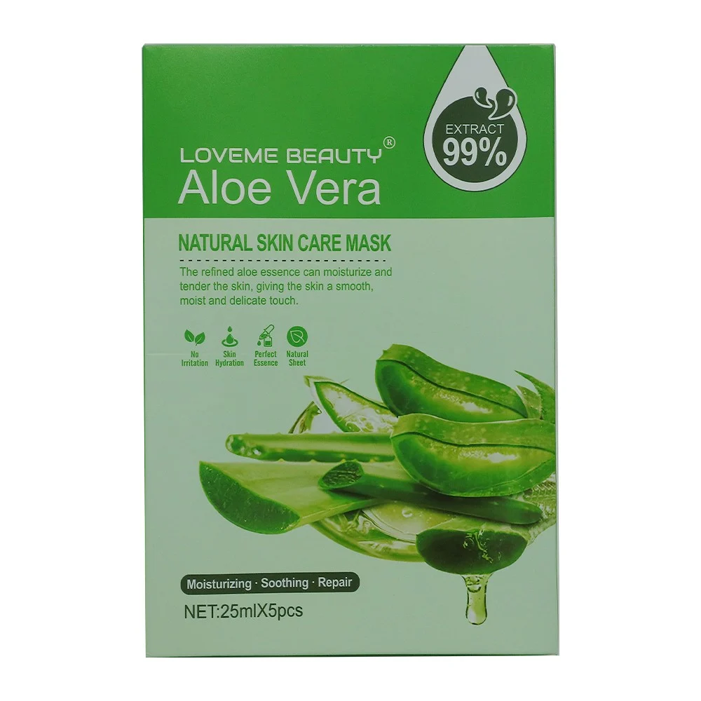 لوفمي بيوتي ماسك الوجه المرطب بخلاصه الصبار الملطف - الصورة 5