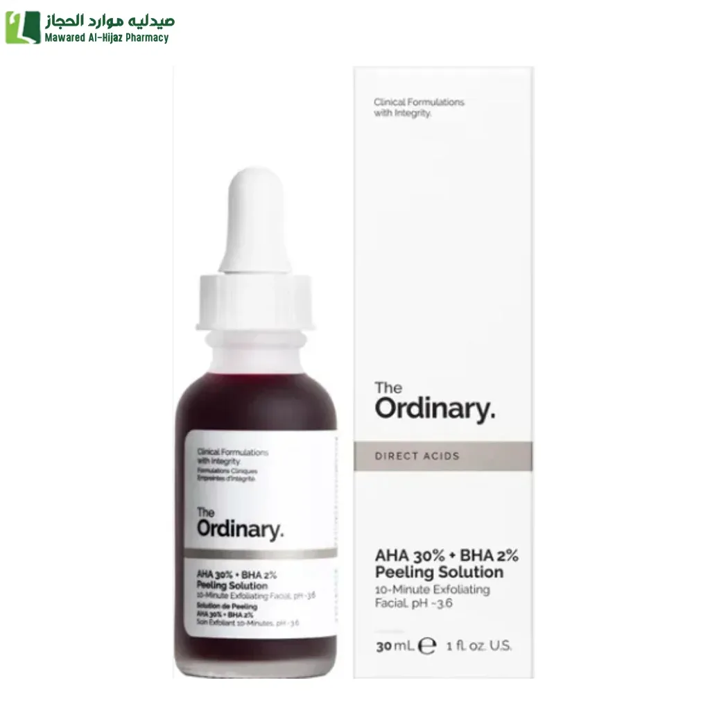 ذا اورديناري، AHA 30%، محلول تقشير الوجه - 30 مل