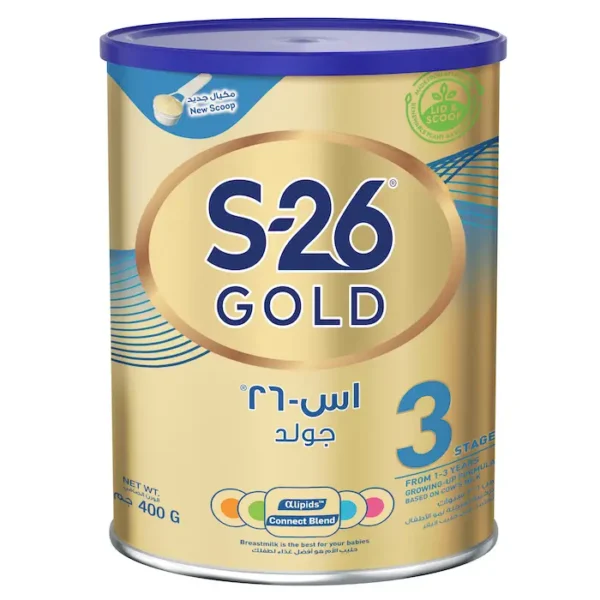 ⁦إس - 26 حليب اطفال جولد المرحلة (3) 400 جم⁩ - الصورة ⁦2⁩
