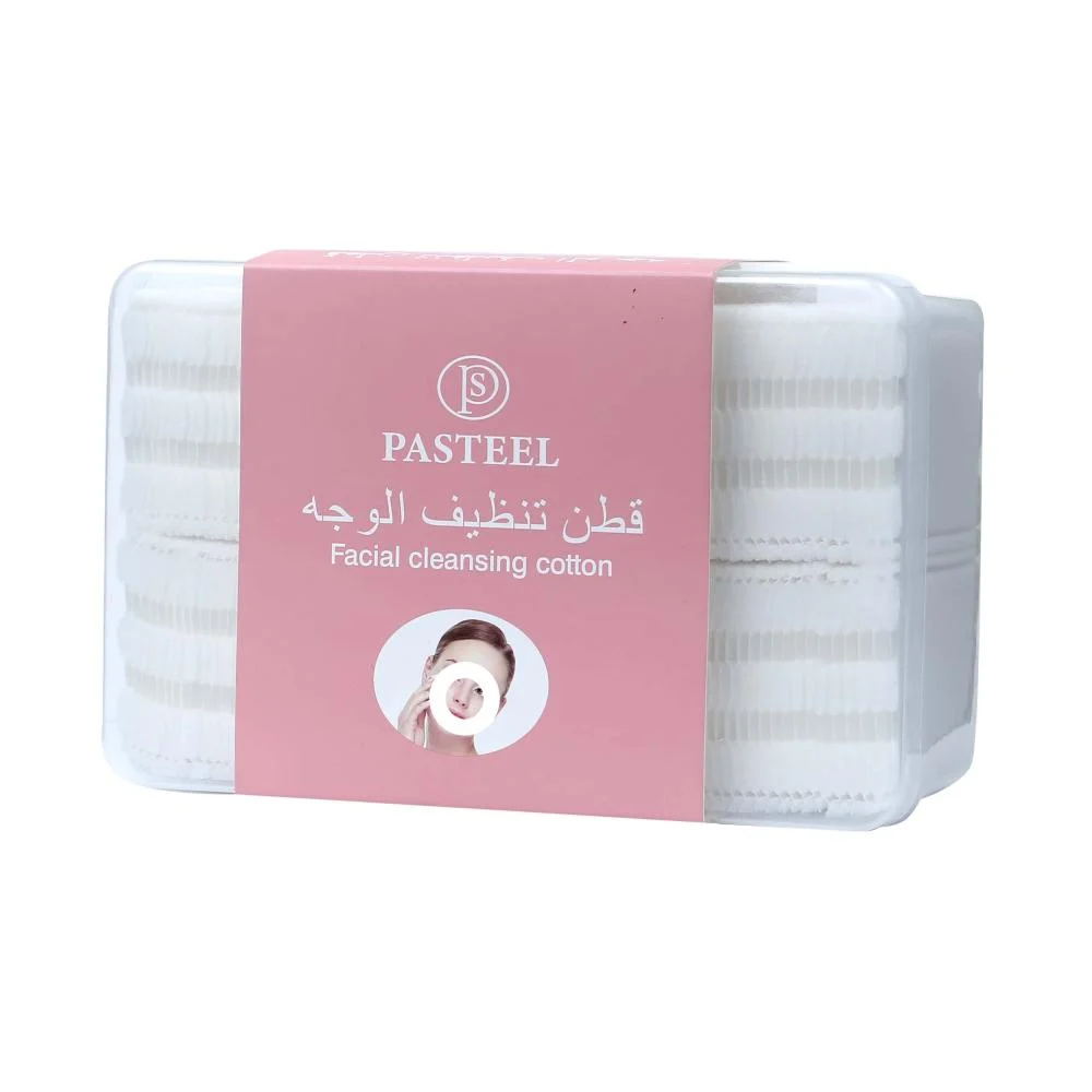 باستيل قطن تنظيف الوجه 150 قطعة مضغوط