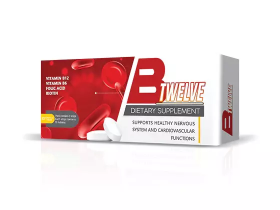 بي تويلف مكمل غذائي 1000 ملجم 30 كبسولة