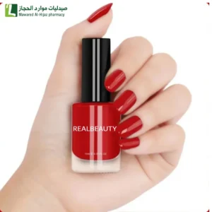 ريل بيوتي طلاء اظافر احمر اللون عرض خاص اظافر لامعه اانيقه الوان تدوم طويلا