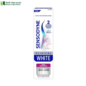 سنسوداين معجون اسنان كلينيكال وايت حماية من البقع 75 مل