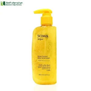 سوما غسول يومي للوجة مع خلاصة زيت الليمون والنعناع 150مل