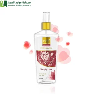 بيور بيوتي معطر للجسم سمبلي لاف 250 مل سمبلي لاف 250 مل عطر رجالي رائحة منعشة عناية بالجسم ديودورانت رجالي ثبات طويل عطر يومي