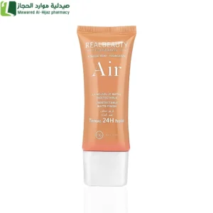 ريل بيوتي اير مات كريم اساس ضد الماء - 6 تغطية كاملة للبشرة بدون شوائب.