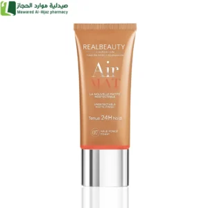 ريل بيوتي اير مات كريم اساس ضد الماء - 7 بشرة ناعمه بدون لمعان ونضارة خالية من العيوب