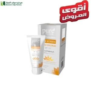 بيور بيوتي كريم واقي شمس مع عامل حماية 100 - 50 مل حماية من الشمس كريم حماية البشرة واقي شمس ضد الماء حماية من التصبغات حماية من الأشعة UVA وUVB عناية يومية بالبشرة