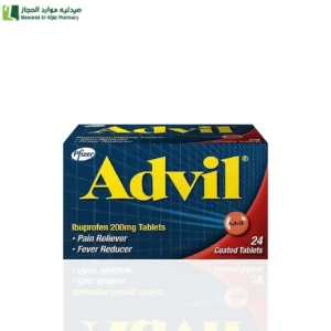 ادفيل 200 مجم 24 قرص مسكن سيع لتخفيف الالم خافض للحرارة علاج الصداع والحمي مضاد الالتهابات