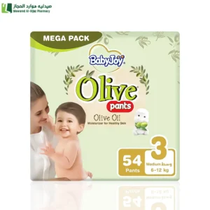 بيبي جوي بزيت الزيتون كيلوت مقاس (3) - عبوة ميجا 54