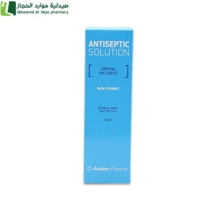 افالون محلول مطهر للجروح لا يسبب تصبغ الجلد. الجروح السطحية والحروق،