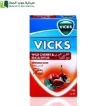 فيكس استحلاب 40 جم كرز بدون سكر ملطف ومنعش، يخفف التهاب الحلق واحتقان الأنف