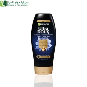 جارنييه الترا دو بلسم لفروة الرأس الحساسة بحبة البركة والفحم 400 مل