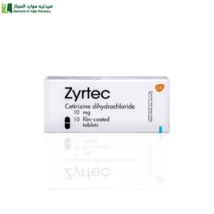 زيرتيك مضادات الهيستامين.حمى القش والحساسية الأخرى مثل العطس وسيلان الأنف وحرقان وحكة في العينين.