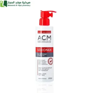 ايه سي ام سيبيونكس جل منظف للبشرة الدهنية 200مل منظف البشرة الدهنية تنظيف مسام الشرة تقليل حب الشباب ترطيب البشرة منتج تنظيف يومي جل غسول الوجة