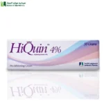 هاي كوين 4% كريم يُستخدم هيدروكينون لتفتيح الجلد في الأجزاء التي تتعرض لتغيرات في اللون بسبب النمش أو الكلف