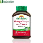 جاميسون
  اوميجا 3, Omega-3 Complete, زيت سمك نقي, صحة القلب والدماغ, 600 مجم, Jamieson