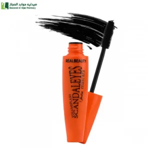 ريل بيوتي سكاندل ايز ماسكرا رموش جذابة وكثيفة.كافة رموشك وتمنحها الكثافة