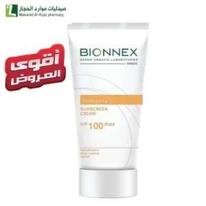 بيونكس بريفنتيفا كريم واقي شمس SPF100 لجميع أنواع البشرة 50 مل كريم حماية البشرة لجميع انواع البشرة مضاد للاشعة فوق البنفسجية حماية من التصبغات