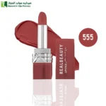 ريل بيوتي روج ثابت مطفي 555 ساحر ويدوم طويلا اطلالة مخملية ناعمة لا تقاوم.