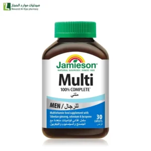 جاميسون ملتي للرجال مكمل غذائي فيتامينات متعددة مع الجنسنج والسيلينيوم والليكوبين 30 قرص