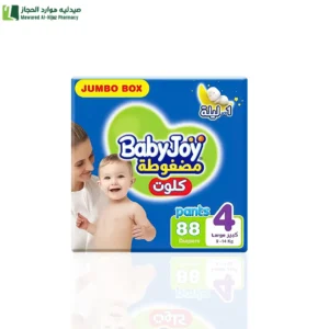 بيبى جوي كيلوت مقاس (4) كبير - صندوق جامبو 88 قطعة