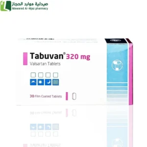 تابوفان 320 فالسارتان.علاج ارتفاع ضغط الدم.أعراض قصور القلب ضيق التنفس وانتفاخ القدمين والساقين بسبب تراكم السوائل.