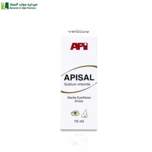 ابيسال 0.09% قطرة عين وانف يخفف من إفرازات الأنف مع الحفاظ على رطوبة الغشاء المخاطي.