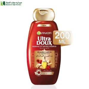 جارنييه الترا دو شامبو بزيت الخروع واللوز 200 مل