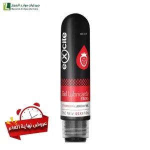 اكزايت مزلق حميمي جل مائي بنكهة الفراولة 100 مل