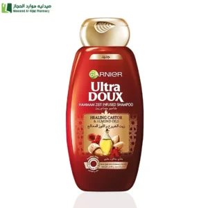 جارنييه الترا دو شامبو بزيت الخروع واللوز 600 مل