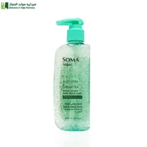 سوما غسول يومي للوجة مع خلاصة الصبار والشاي الأخضر 150مل