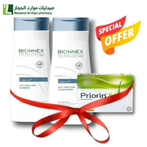 مجموعة علاج تساقط الشعر شامبو بلسم كبسولات