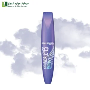 ريل بيوتي واو وينجز سكاندل ايز ماسكرا رموشا كثيفة وطويلة بلون اسود رائع.