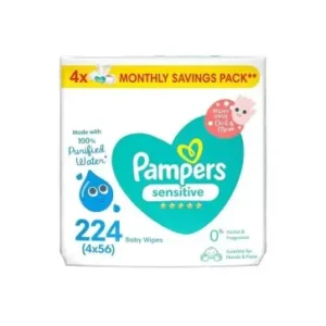 بامبرز مناديل مبللة أطفال للبشرة حساسة سينسيتيف 4*56 منديل