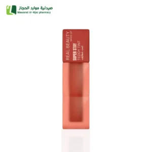ريل بيوتي سوبر ستاي تيدي تنت لون شفاه غير لامع يدوم حتى 12 ساعة مقاوم للماء