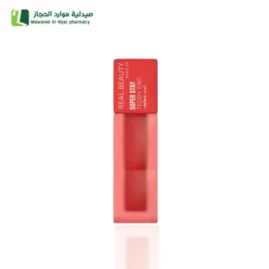 ريل بيوتي سوبر ستاي لون شفاه غير لامع يدوم حتى 12 ساعة ملمس خفيف مخملي
