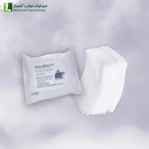 ريل بيوتي مناديل ازاله المكياج تنظيف عميق البشرة العادية