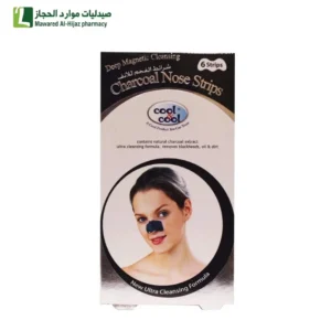 كول اند كول شرئط الفحم للأنف 6 شرائط